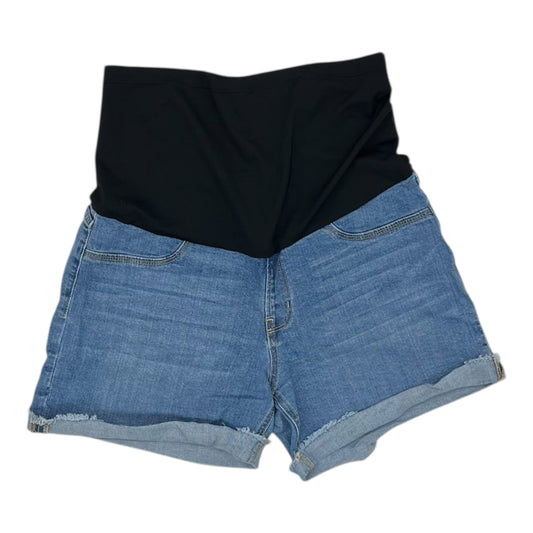Mat Shorts By Just Black In Blue Denim, Size:12