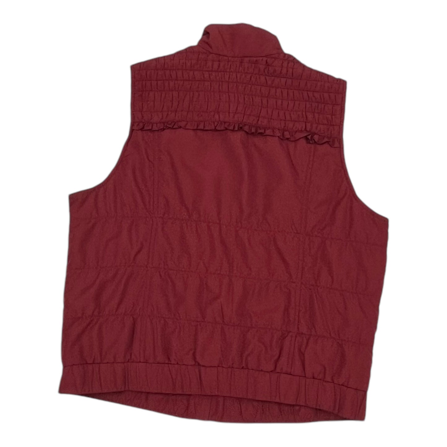 Vest Puffer & Quilted By Christopher And Banks In Red, Size:Xl