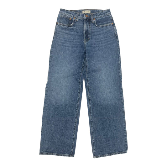 Jeans Wide Leg By Madewell In Blue Denim, Size:4