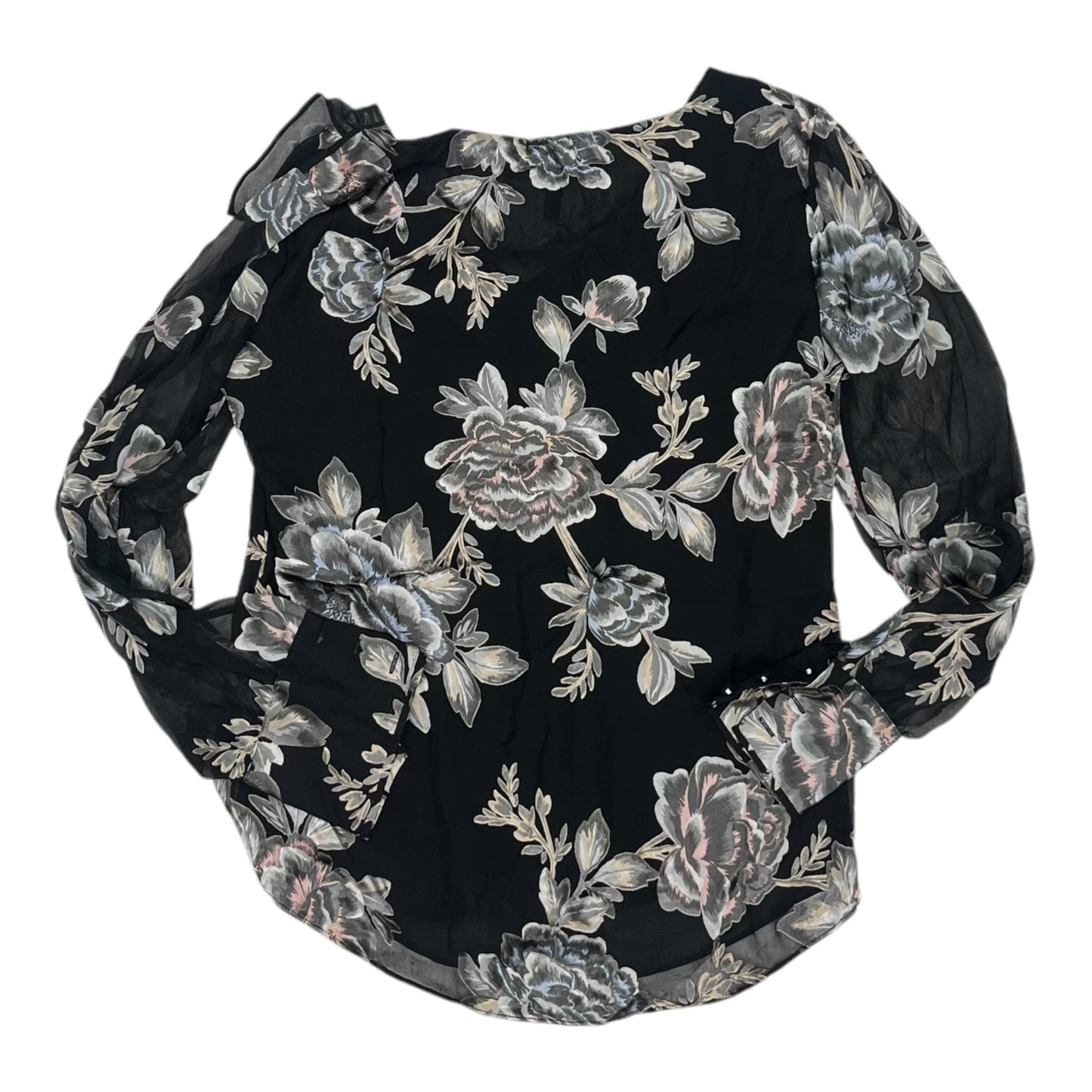 Blouse Ls By White House Black Market In Black, Size:Xxs