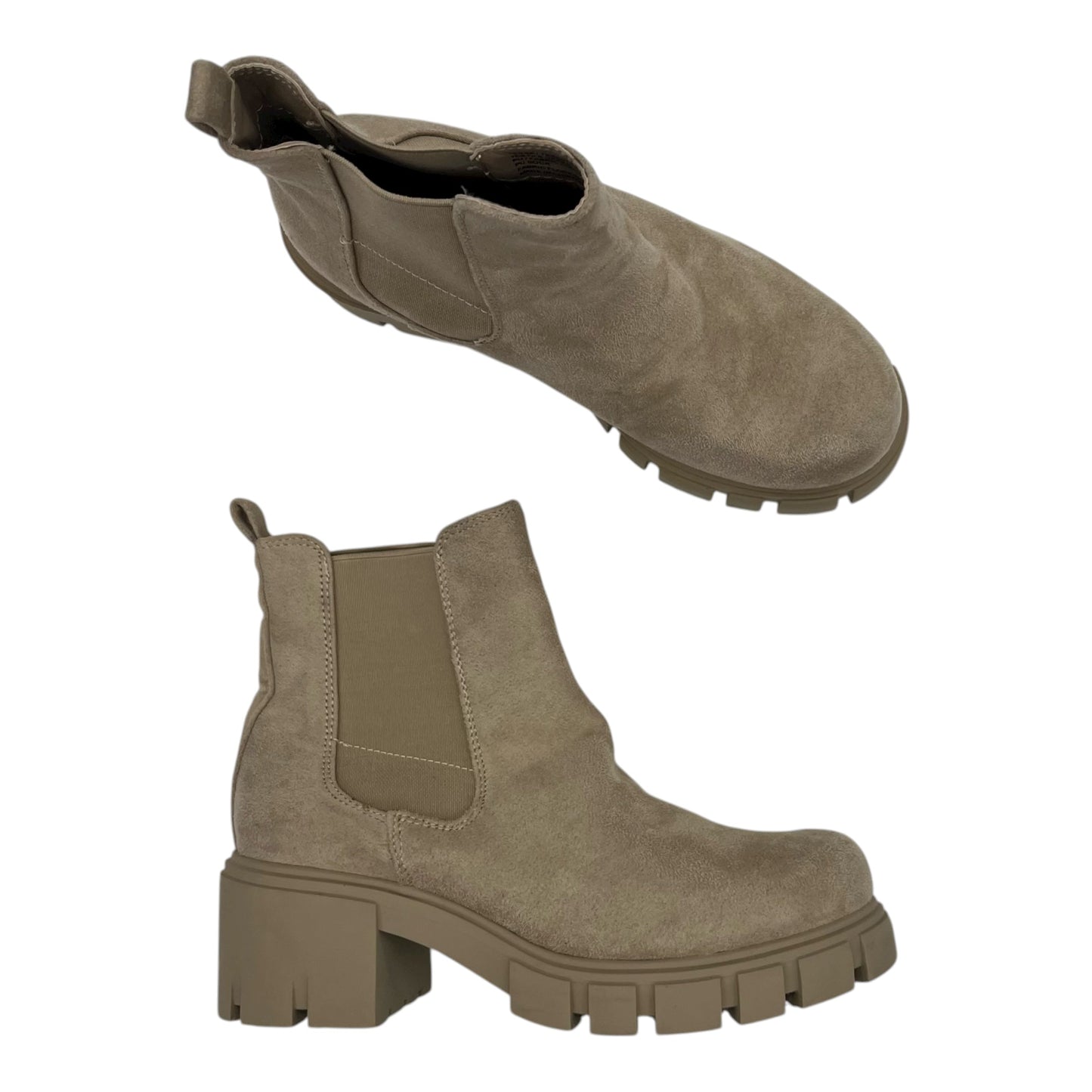 Boots Ankle Heels By Madden Girl In Tan, Size:6