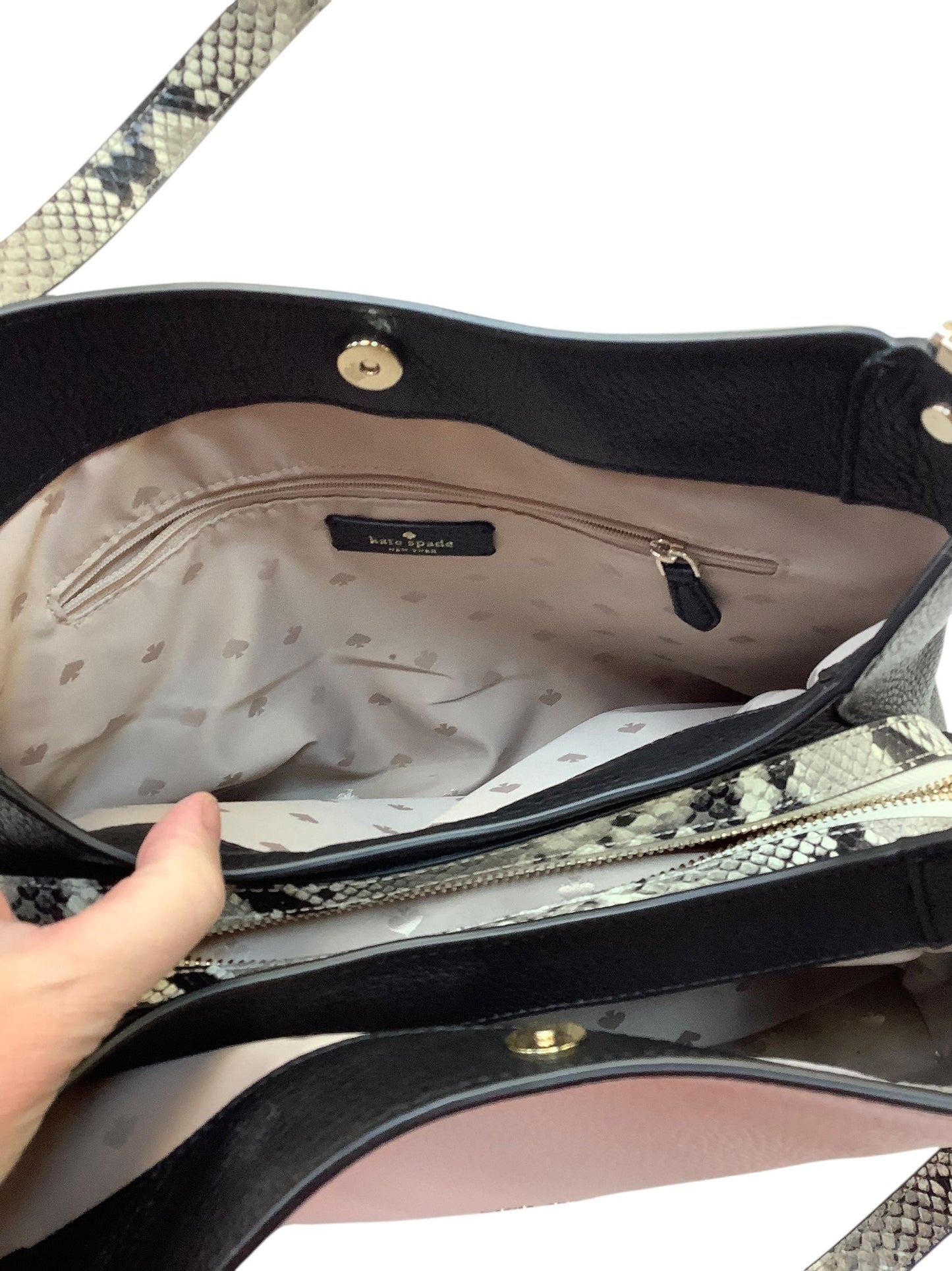 Handbag Designer By Kate Spade In Cream, Size:Large