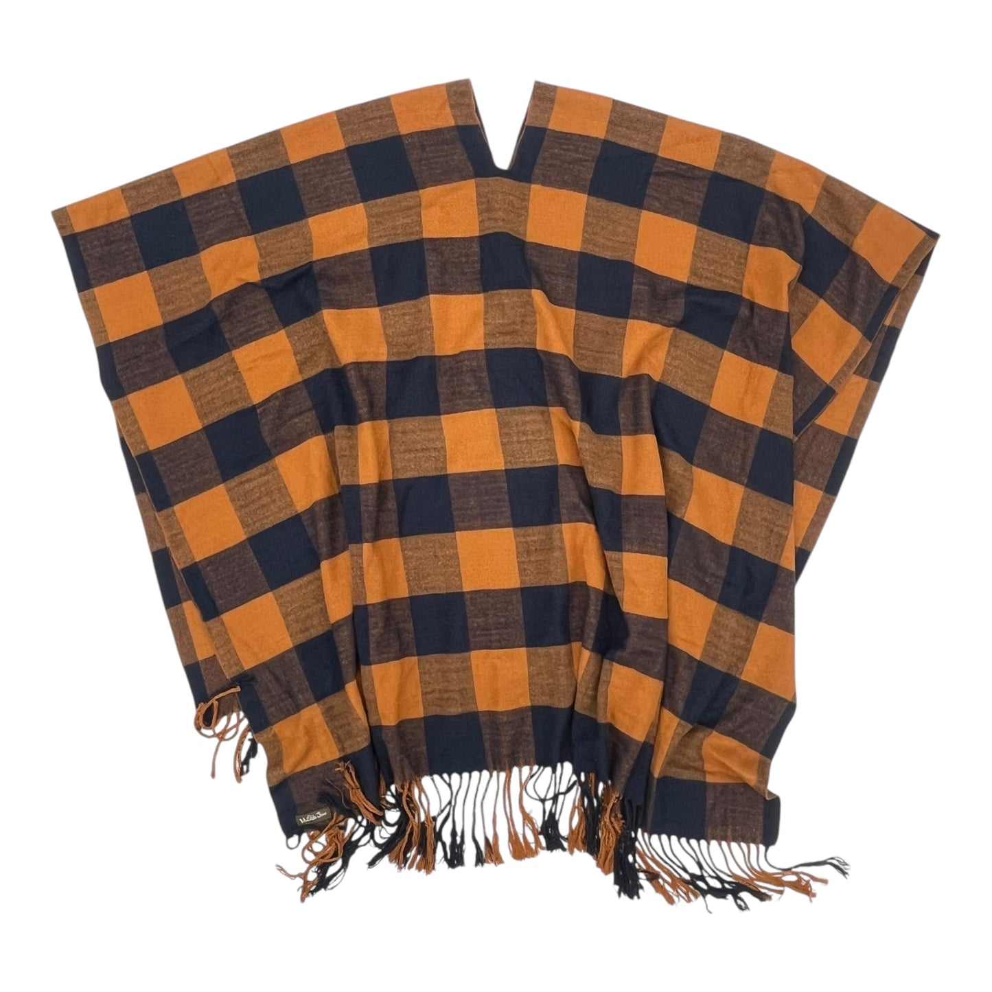 Poncho By Matilda Jane In Blue & Brown, Size:Osfm