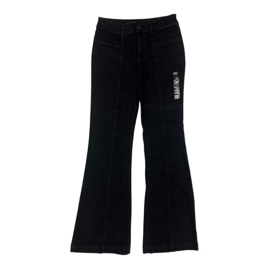 Jeans Flared By Maurices In Black Denim, Size:10L