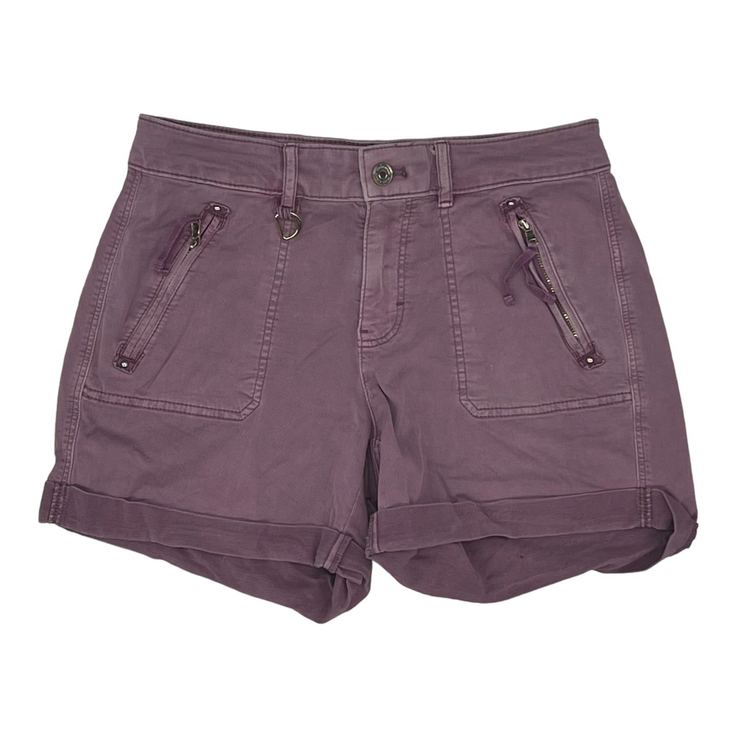 PURPLE WHITE HOUSE BLACK MARKET SHORTS, Size 2