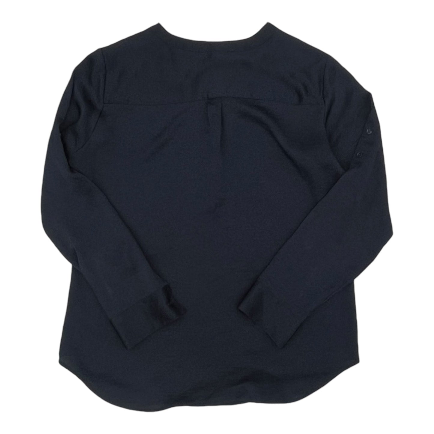 Blouse Ls By Express In Navy, Size:L