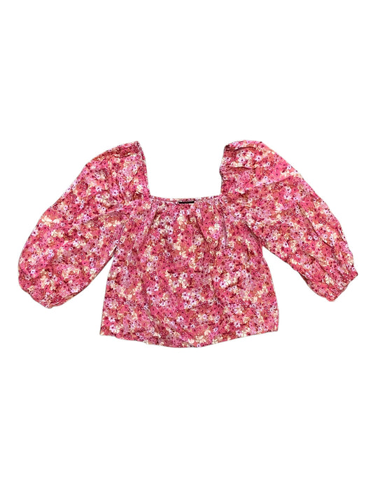 Blouse 3/4 Sleeve By Sanctuary In Floral Print, Size:S