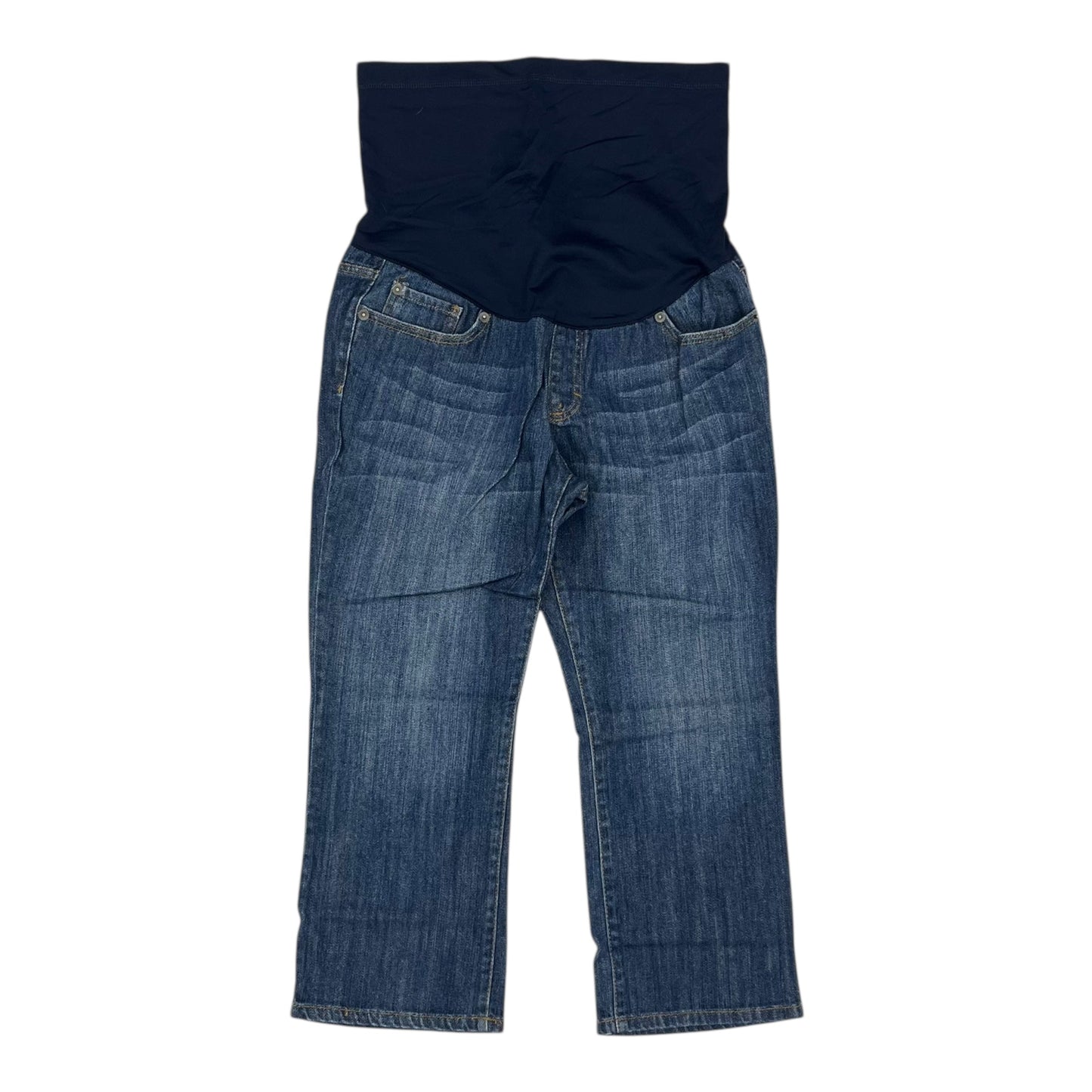 Mat Pant By Liz Lange In Blue Denim, Size:10