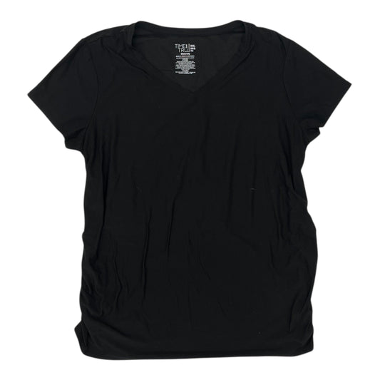 Mat Top Ss By Time And Tru In Black, Size:Xxl