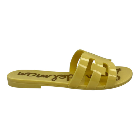 Sandals Flats By Sam Edelman In Yellow, Size:9