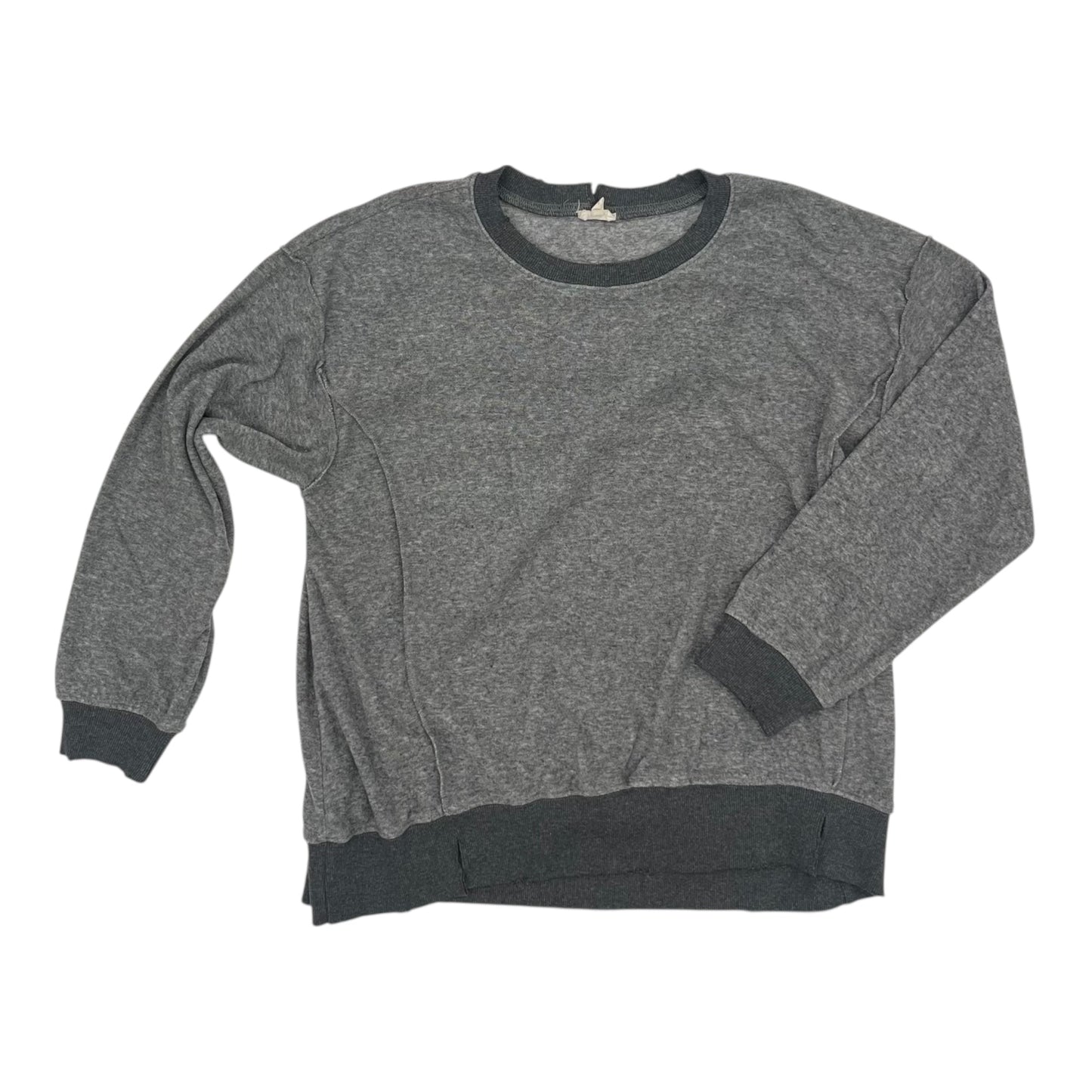 Sweatshirt Crewneck By Hem & Thread In Grey, Size:L