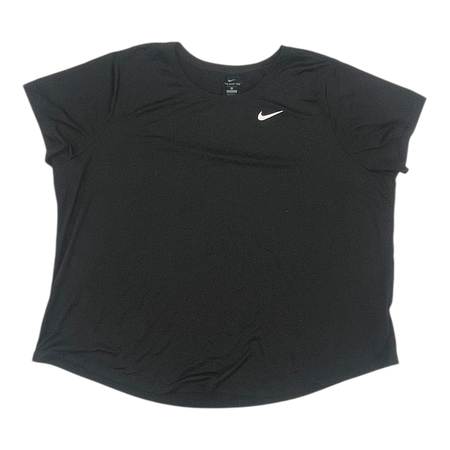 Athletic Top Ss By Nike In Black, Size:3X