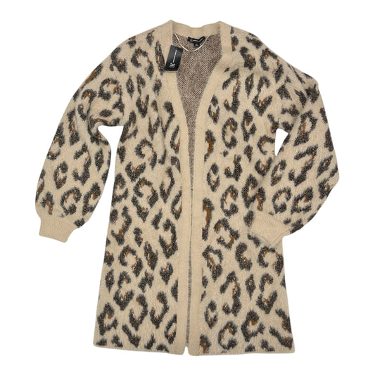 Sweater Cardigan By Inc In Leopard Print, Size:S