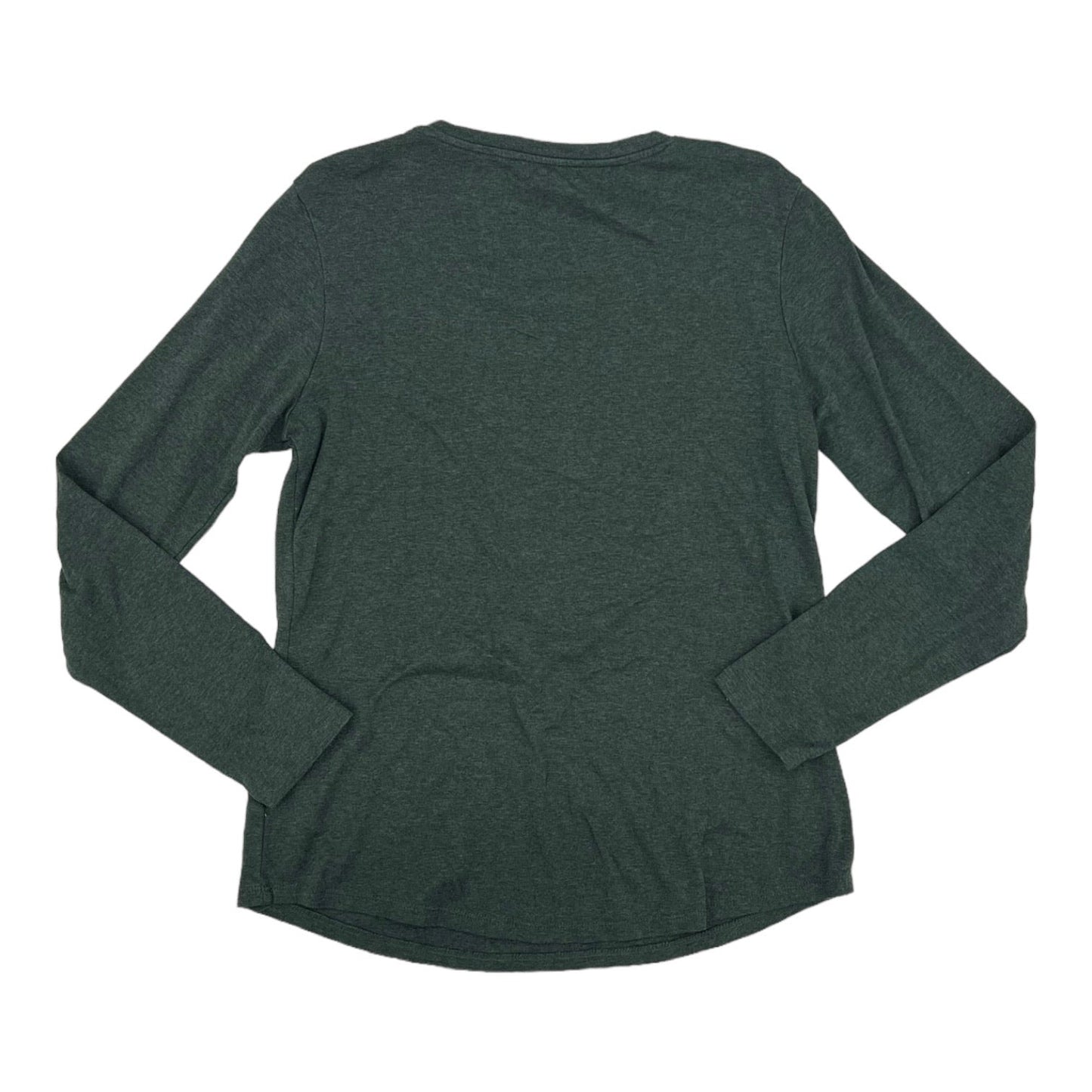 GREEN TOP LS BASIC by EDDIE BAUER Size:L