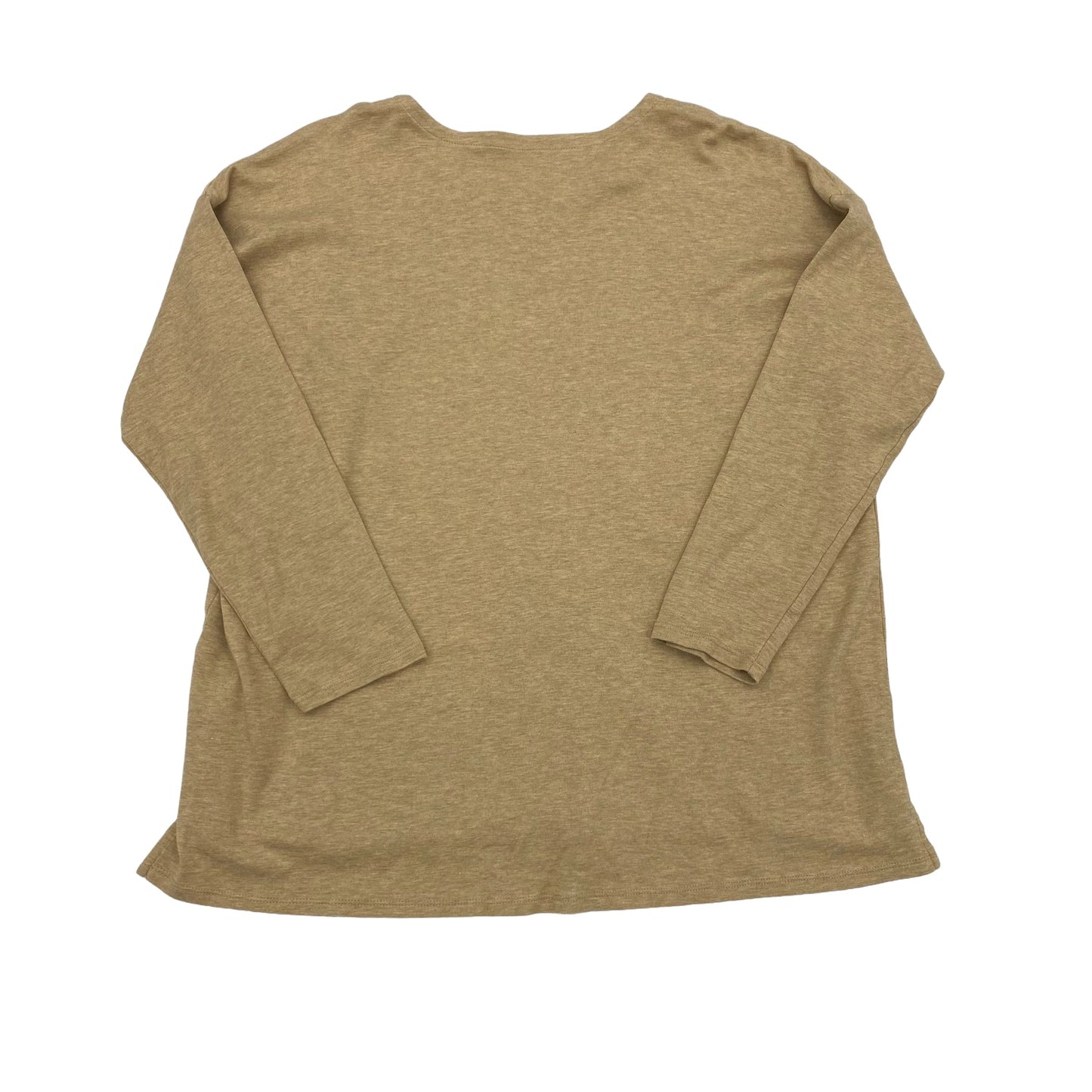 TAN TOP LS by J. JILL Size:PETITE L