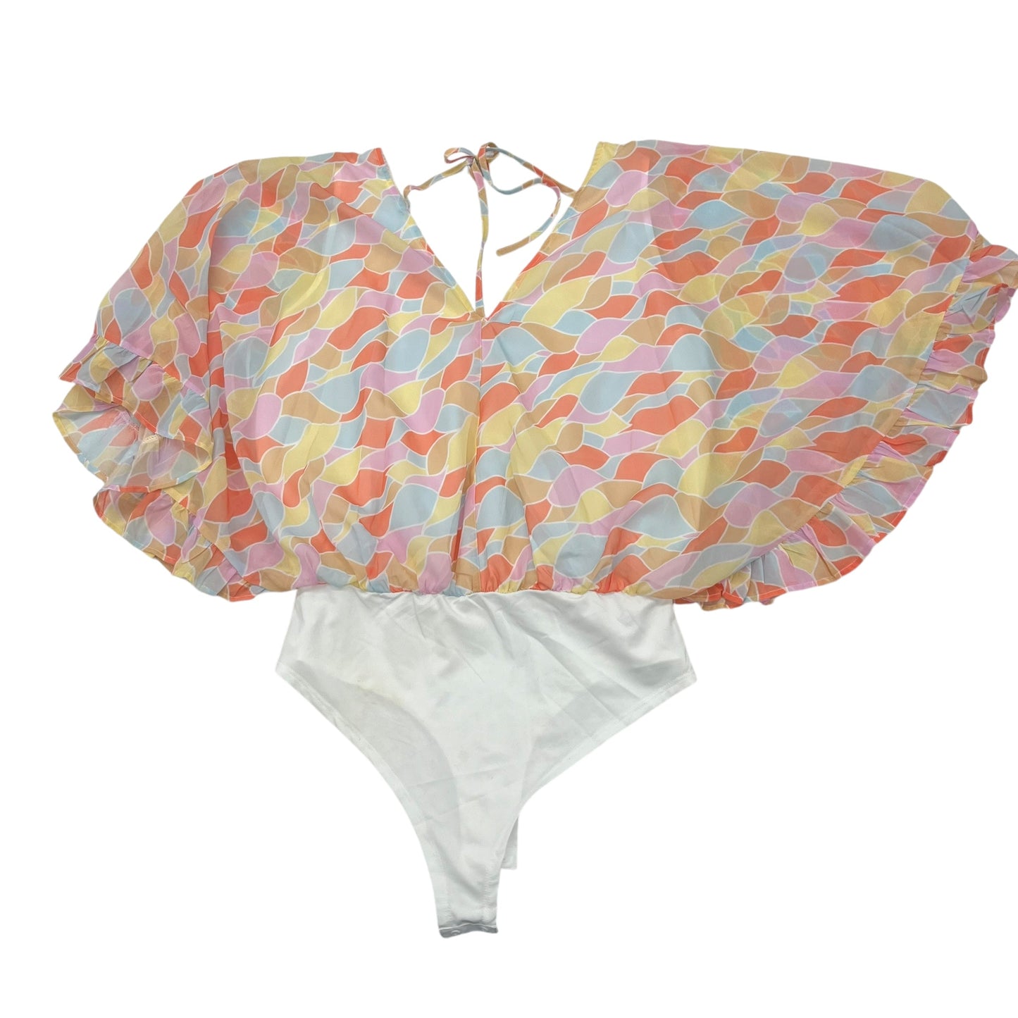 Bodysuit By Pink Lily In Multi, Size:M