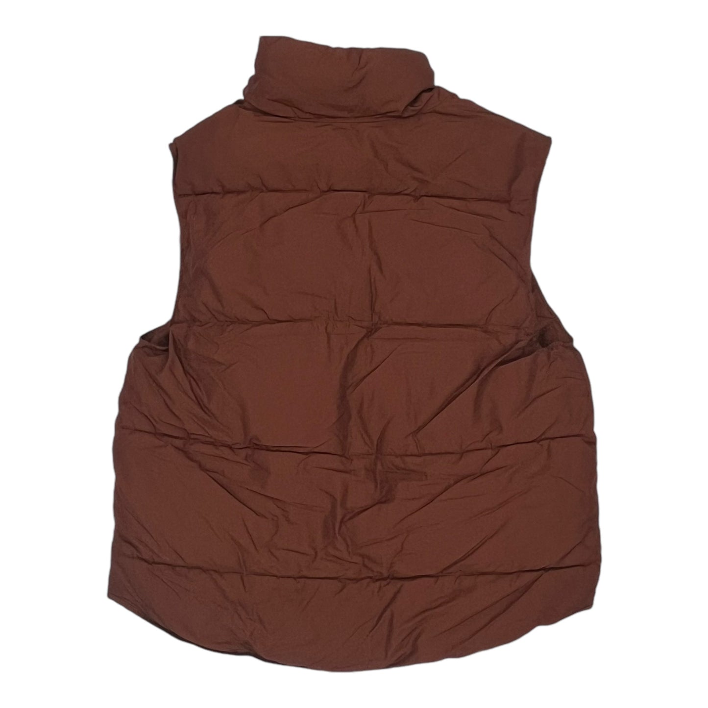 Vest Puffer & Quilted By H&M In Brown, Size:S