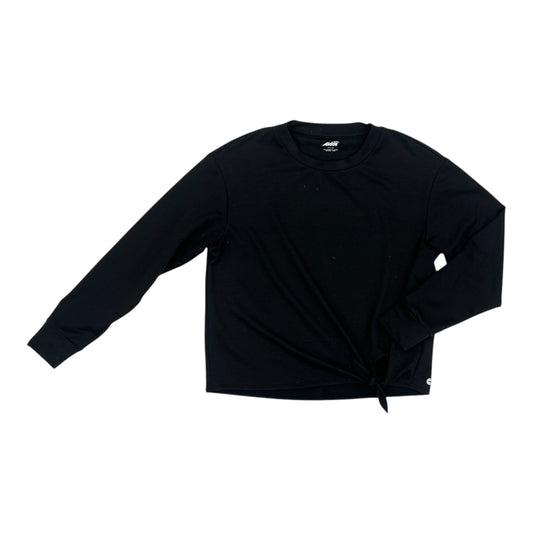 Athletic Top Ls Crewneck By Avia In Black, Size:Xs