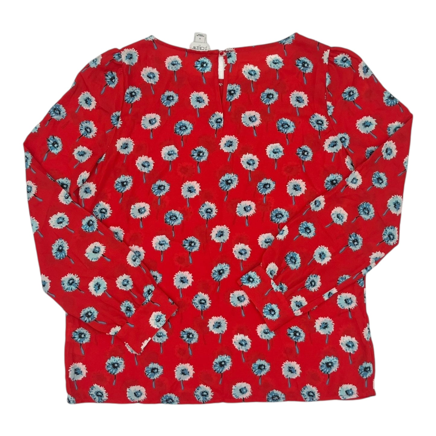 Blouse Ls By J. Crew In Blue & Red & White, Size:S