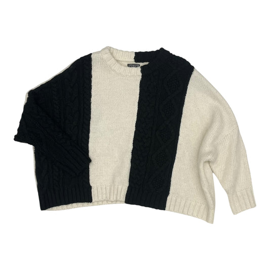 Sweater By Venus In Black & White, Size:S