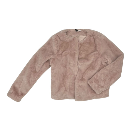 Jacket Faux Fur & Sherpa By Divided In Pink, Size:M