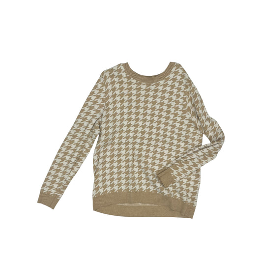 Sweater By Croft And Barrow In Tan, Size:L