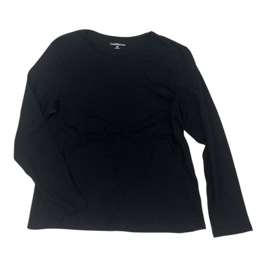 Top Ls By Croft And Barrow In Black, Size:Xl