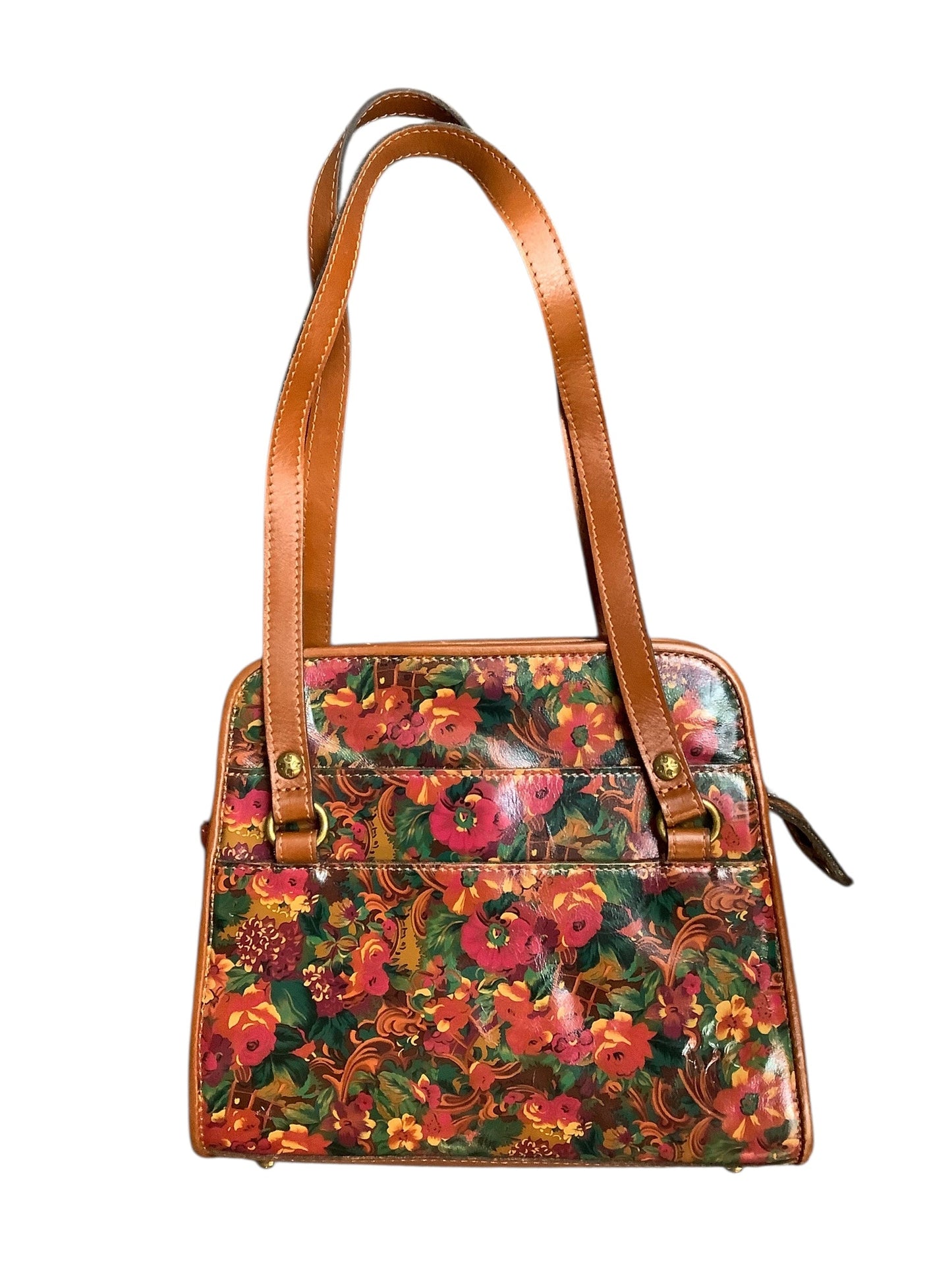 Crossbody Designer By Patricia Nash In Brown, Size:Large