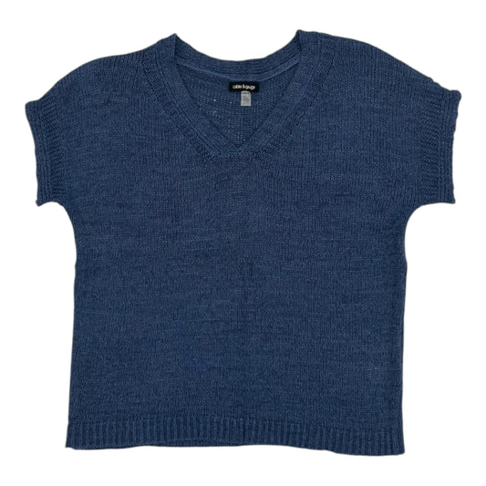 Sweater Ss By Cable And Gauge In Blue, Size:L