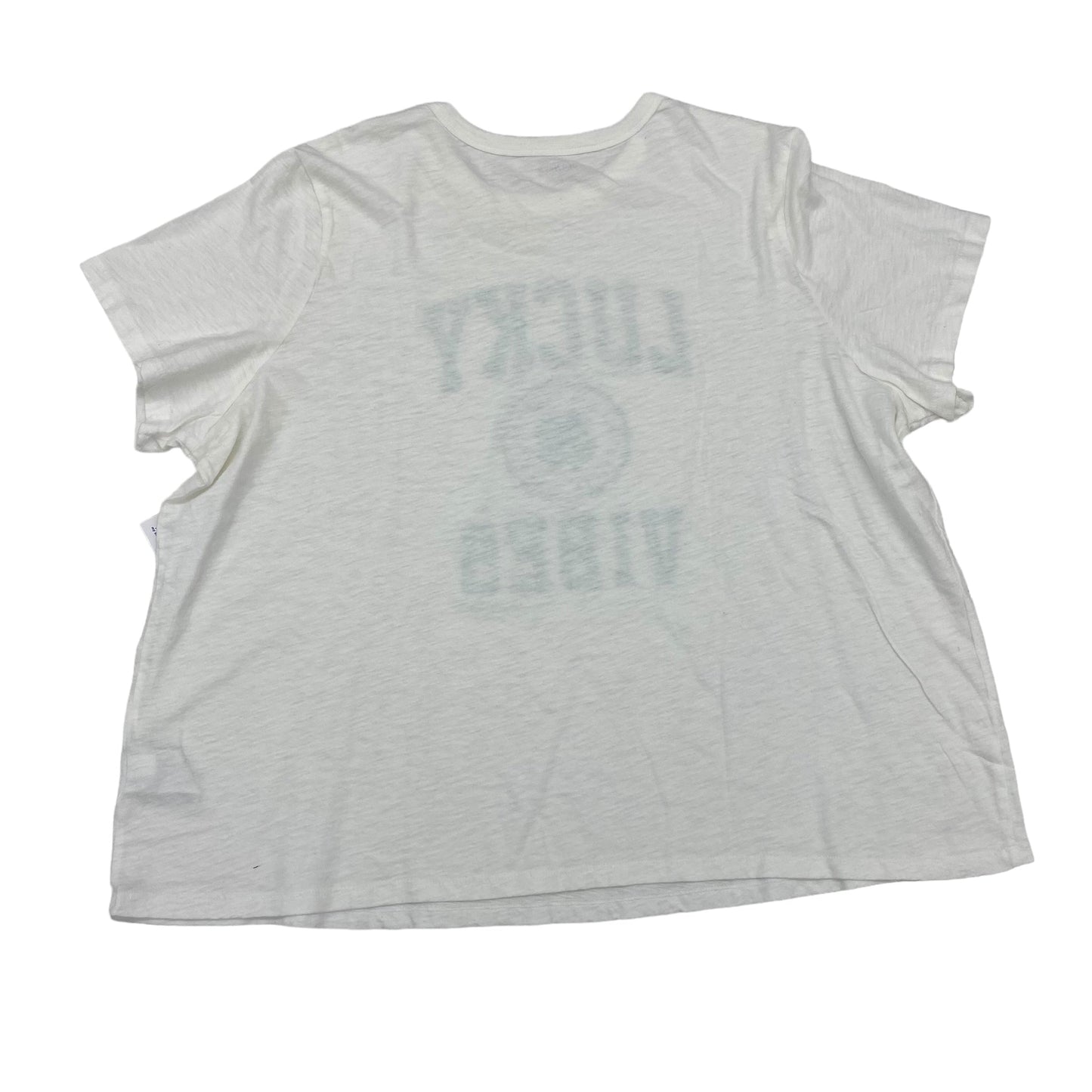 WHITE OLD NAVY TOP SS, Size XXL