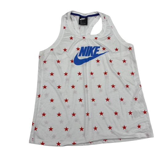 WHITE ATHLETIC TANK TOP by NIKE APPAREL Size:L