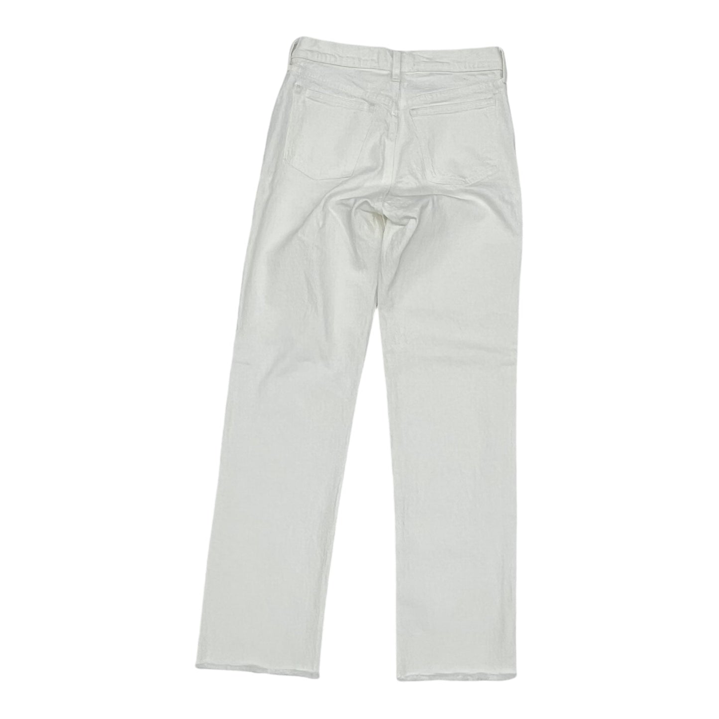 Jeans Straight By Abercrombie And Fitch In White, Size:0