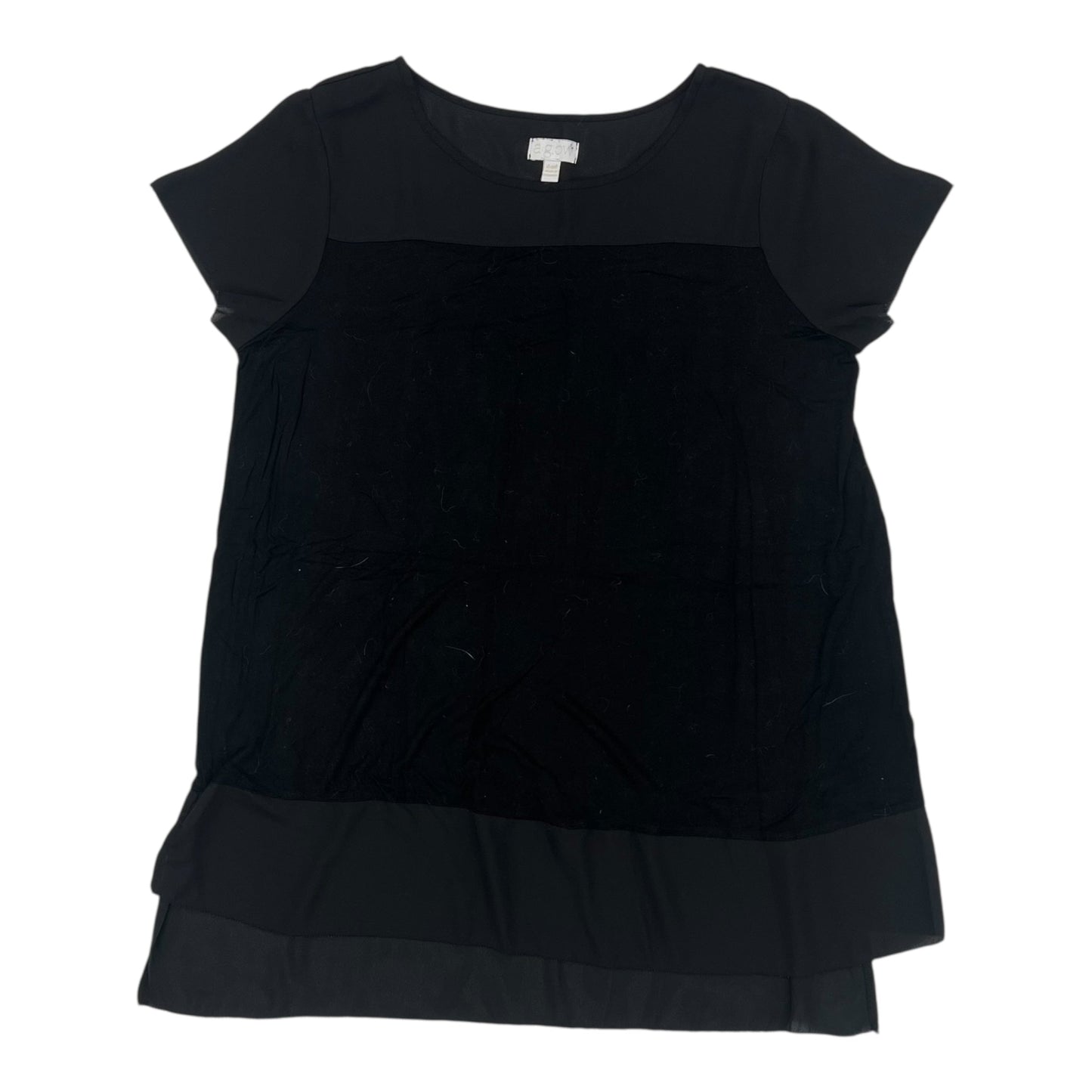 Mat Top Ss By A Glow In Black, Size:Xl