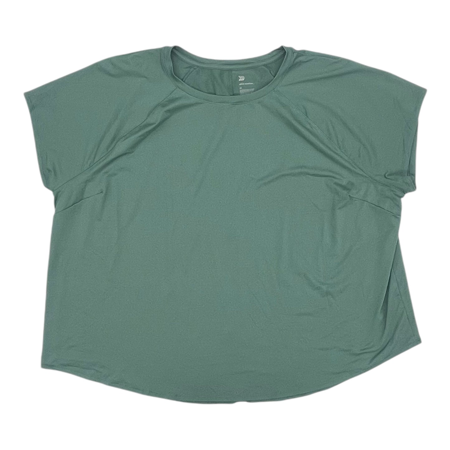 Athletic Top Ss By All In Motion In Green, Size:4X