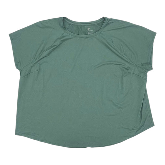 Athletic Top Ss By All In Motion In Green, Size:4X