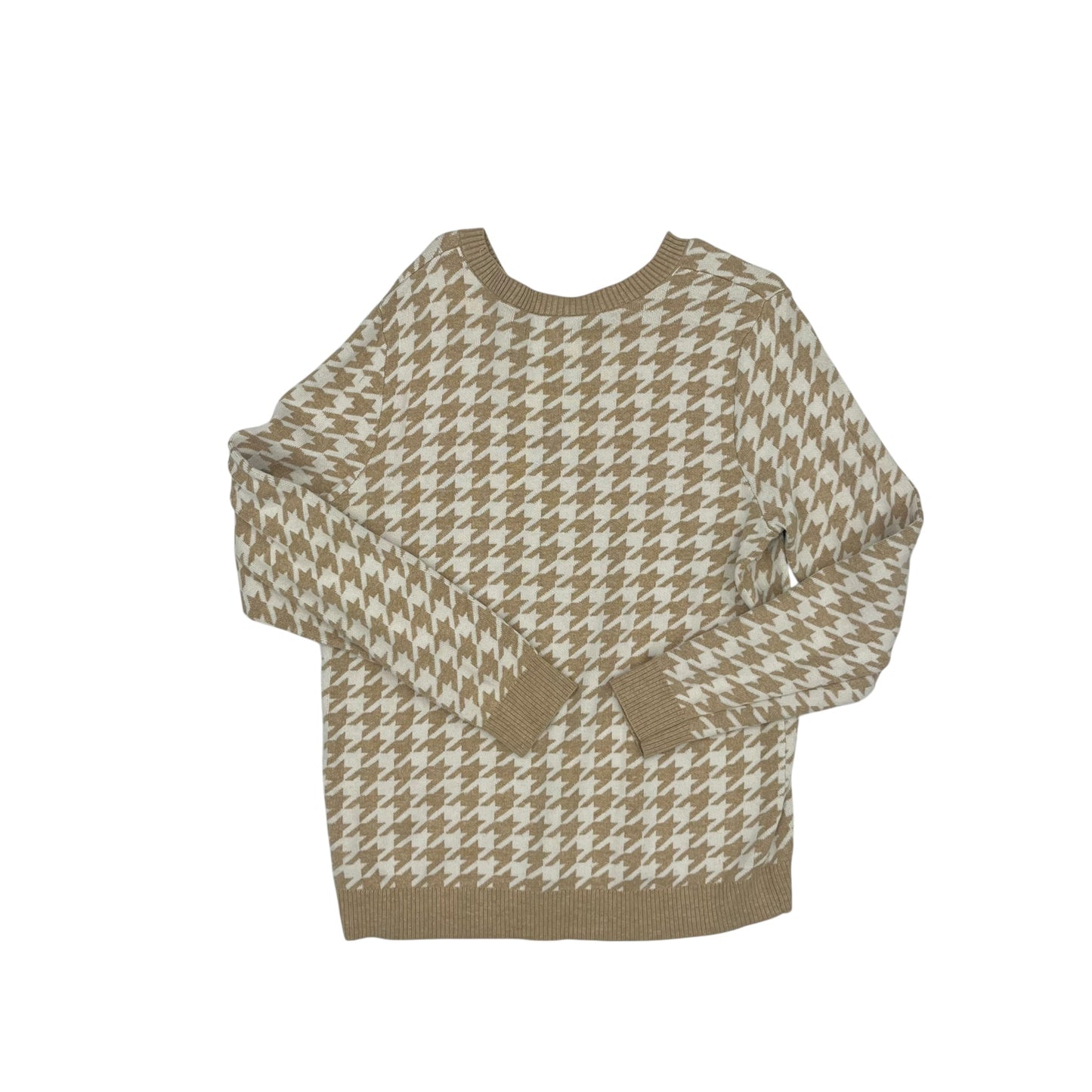 Sweater By Croft And Barrow In Tan, Size:L