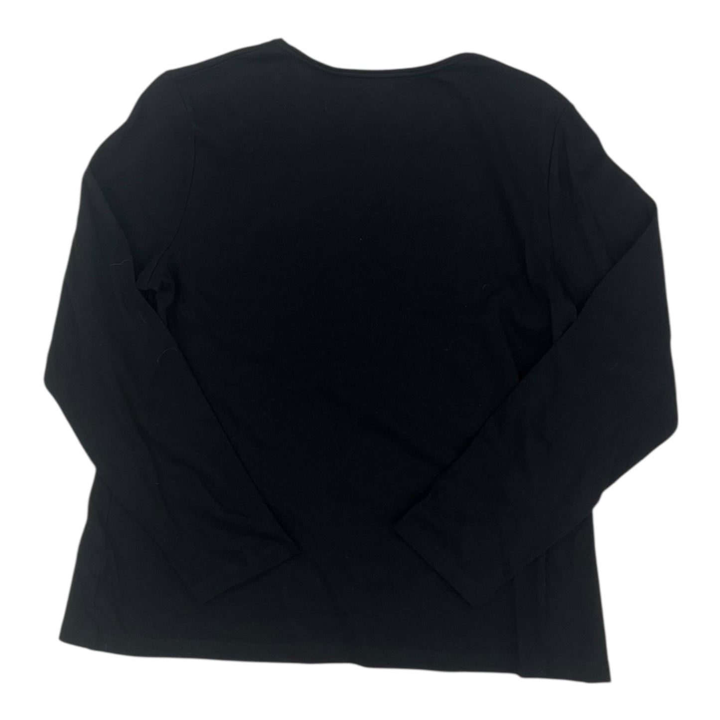 Top Ls By Croft And Barrow In Black, Size:Xl