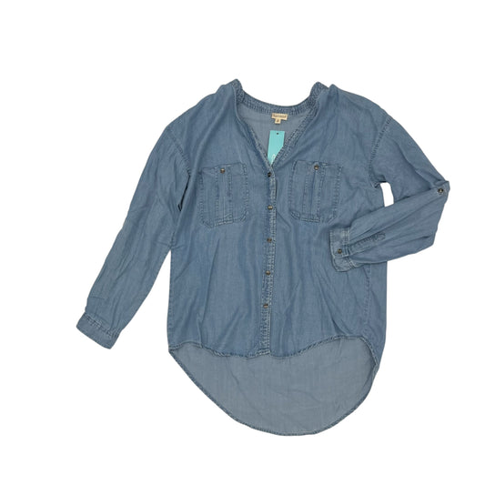 Top Ls By Hem & Thread In Blue, Size:M