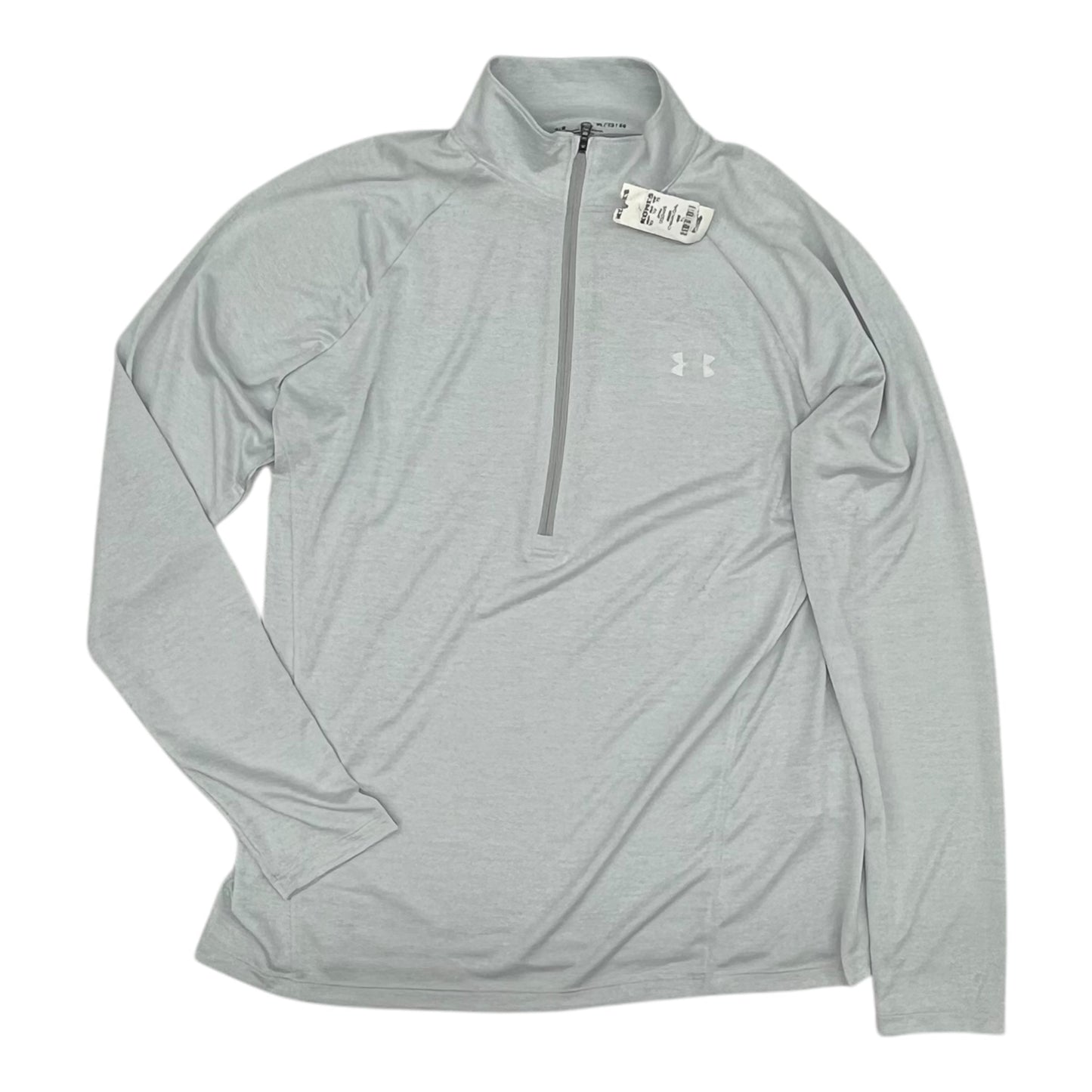 Athletic Top Ls Collar By Under Armour In Grey, Size:Xl