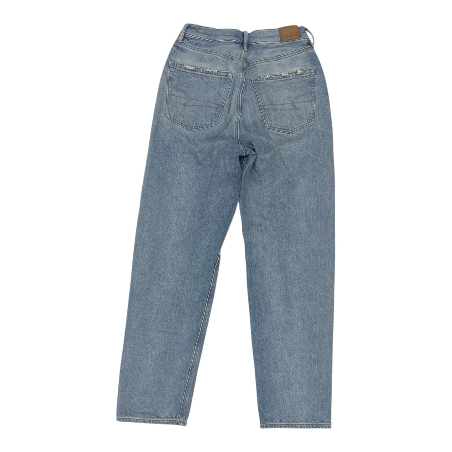 Jeans Straight By American Eagle In Blue Denim, Size:0P