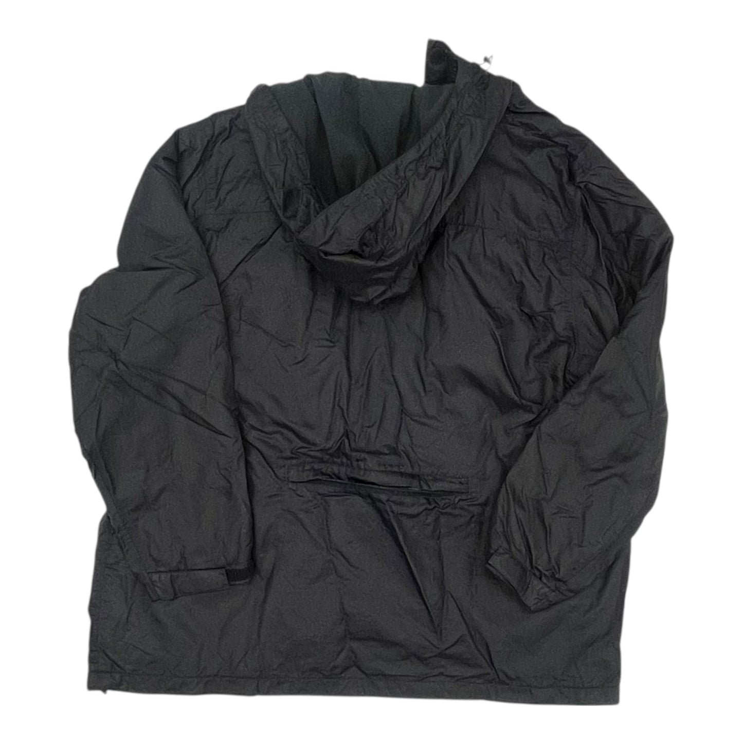 Jacket Windbreaker By Lands’ End In Black, Size:Xl