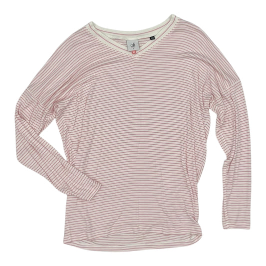Top Ls By Cabi In Pink & White, Size:S