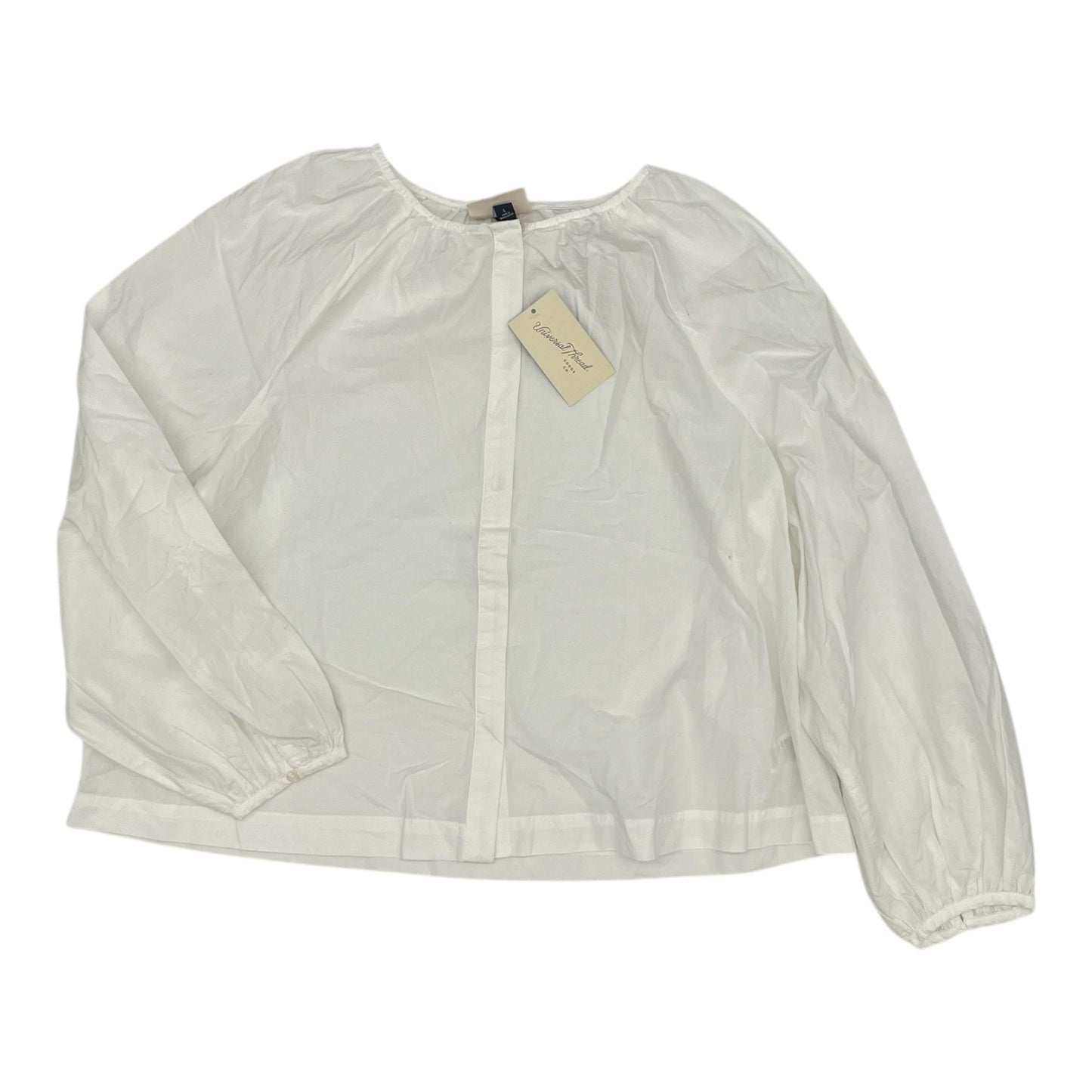 Blouse Ls By Universal Thread In White, Size:L