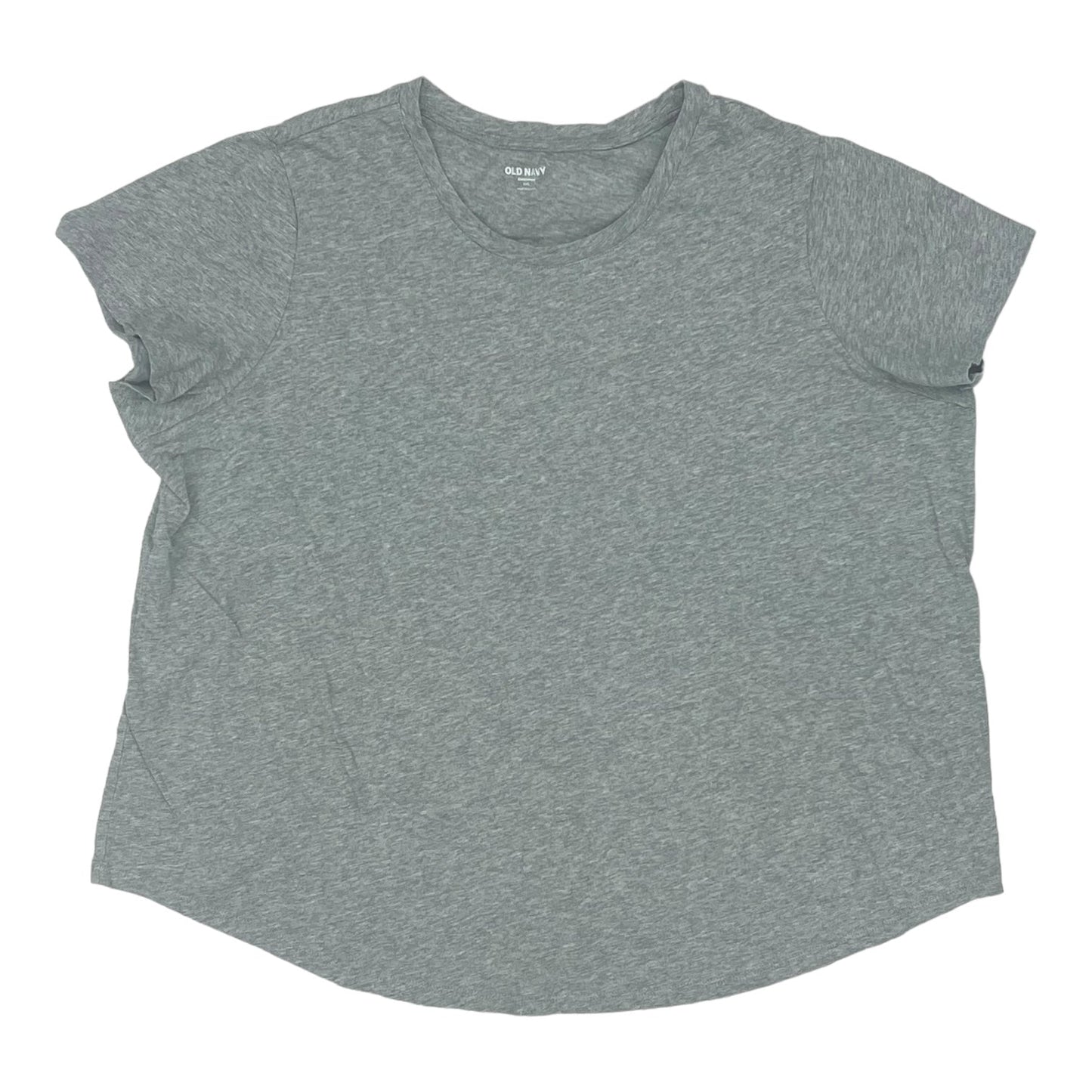 GREY OLD NAVY TOP SS BASIC, Size 2X