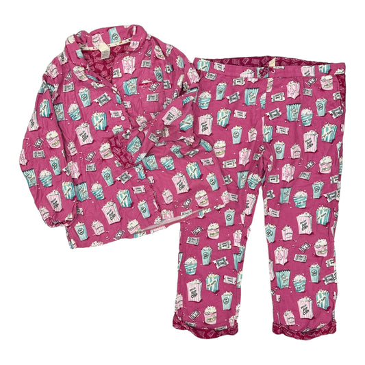 PINK LOUNGE SET PANTS by CLOTHES MENTOR Size:2X