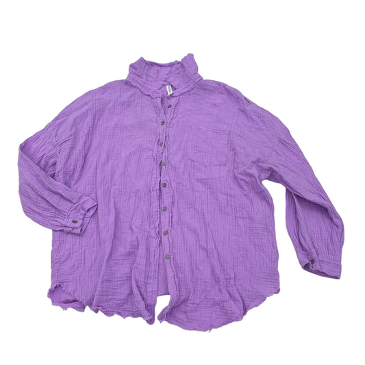 Top Ls By Zenana Outfitters In Purple, Size:Xl