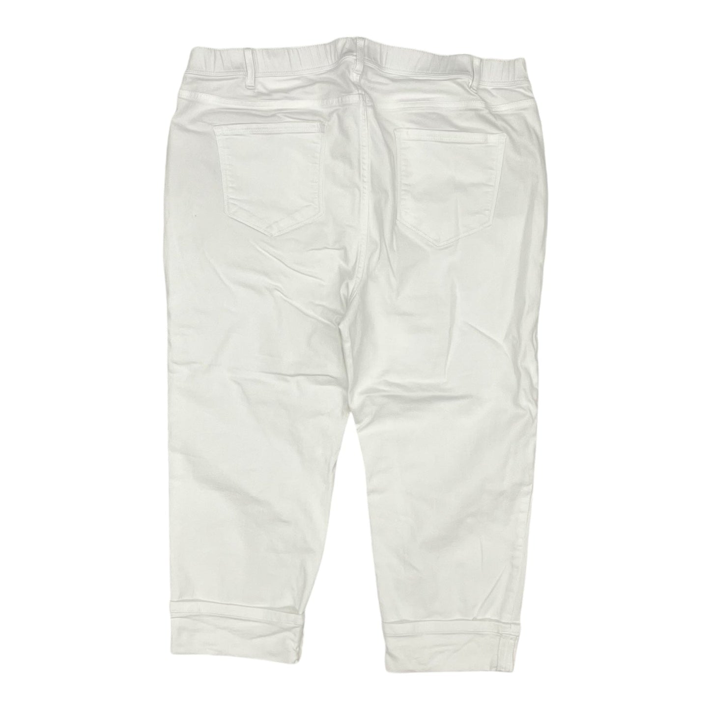 Jeans Cropped By J. Jill In White, Size:18