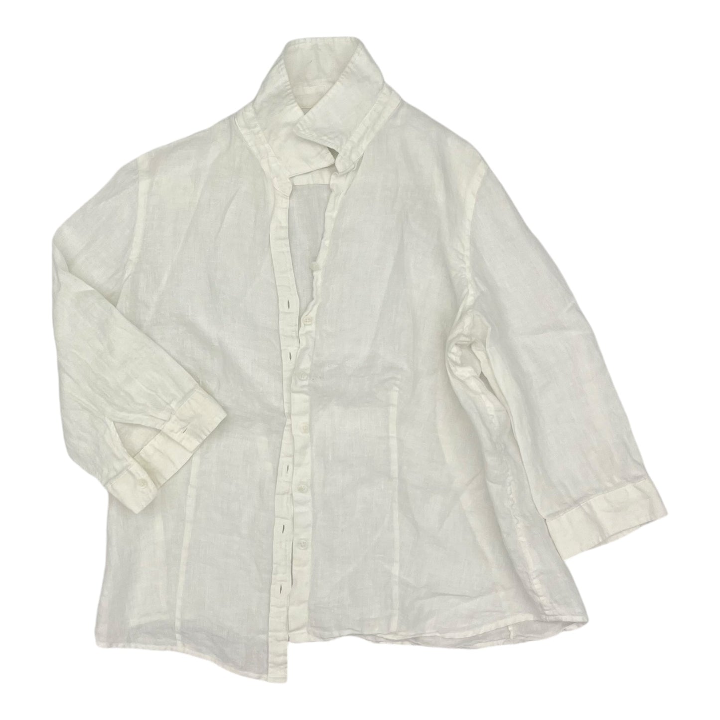 Top Ls By Coldwater Creek In White, Size:L