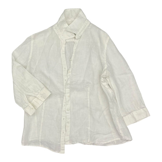 Top Ls By Coldwater Creek In White, Size:L