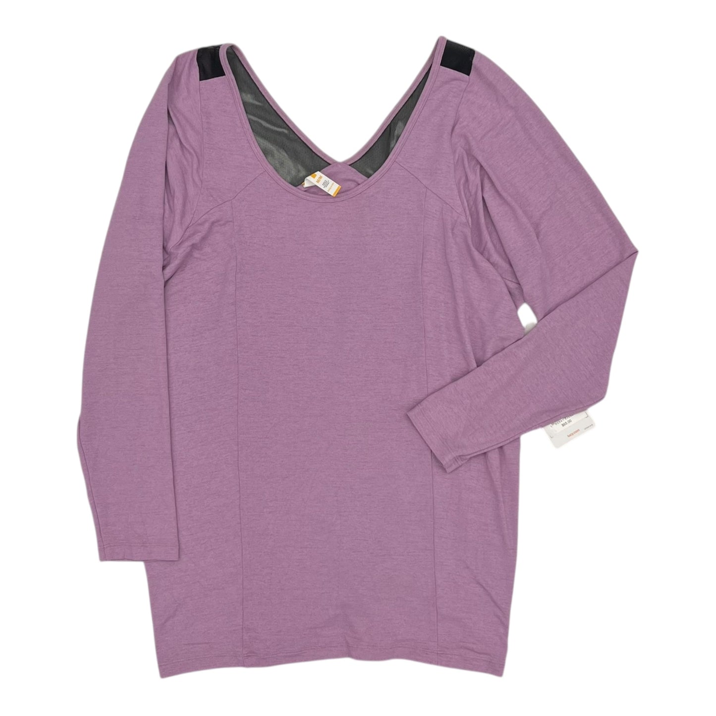 Athletic Top Ls Crewneck By Lucy In Purple, Size:M